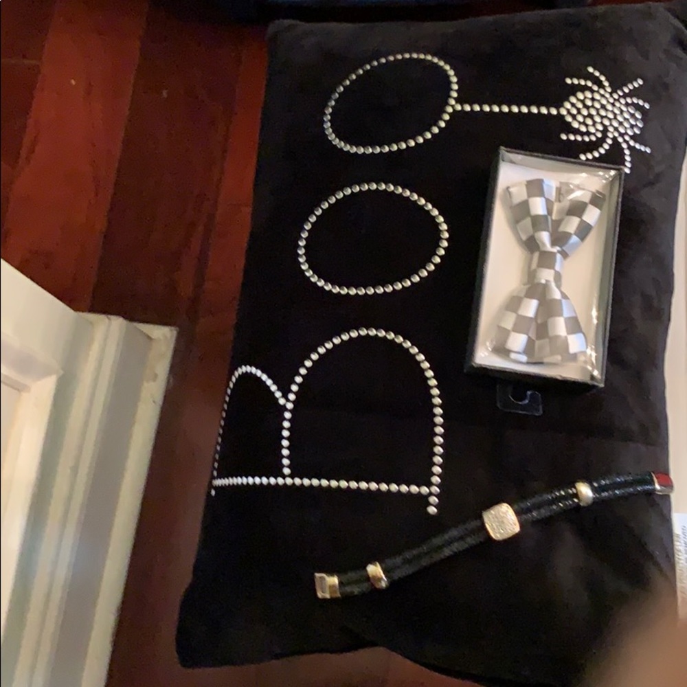 Jet black BOO pillow just right for u know WHO